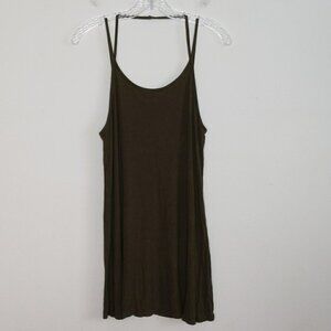 The Hanger Halter Strap Open Back Scoop Back Sundress Mini Dress